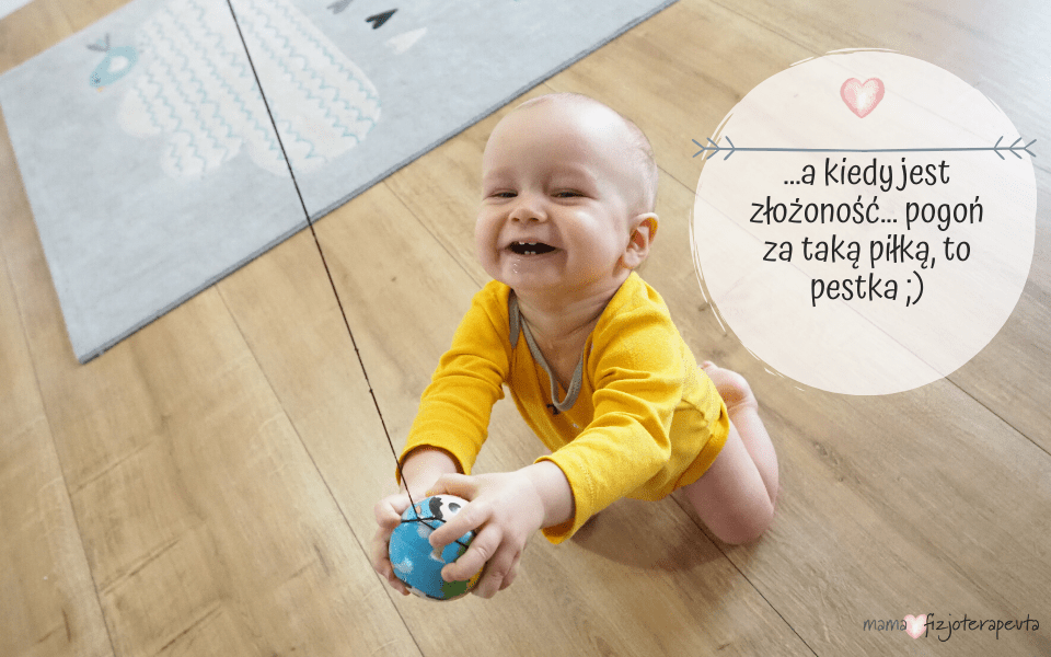 zabawa w pogoń za piłeczką