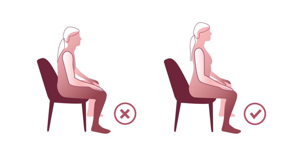 pozycja siedząca po porodzie naturalnym 