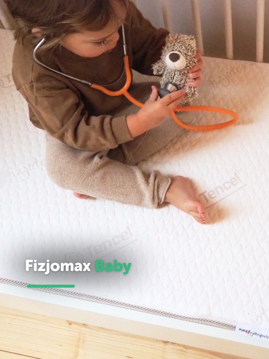 Pokrowiec materaca Fizjomax Baby z warstwą hydrofobową i zamkiem 360 stopni